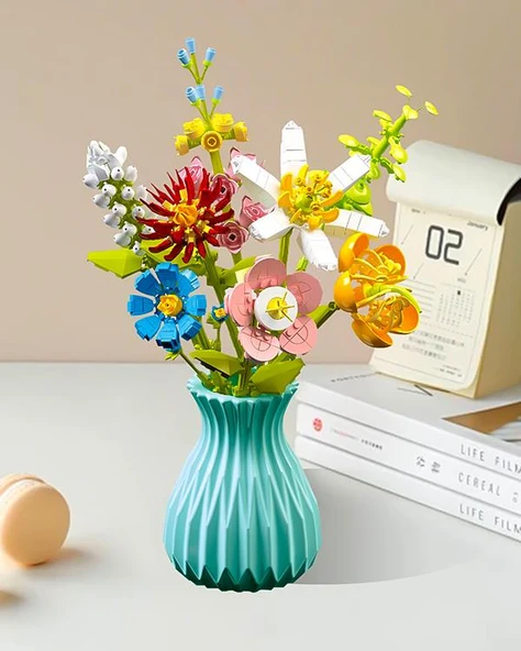 Zuanma Çiçek Buketi Yapım Seti No5 109 - Resim 2