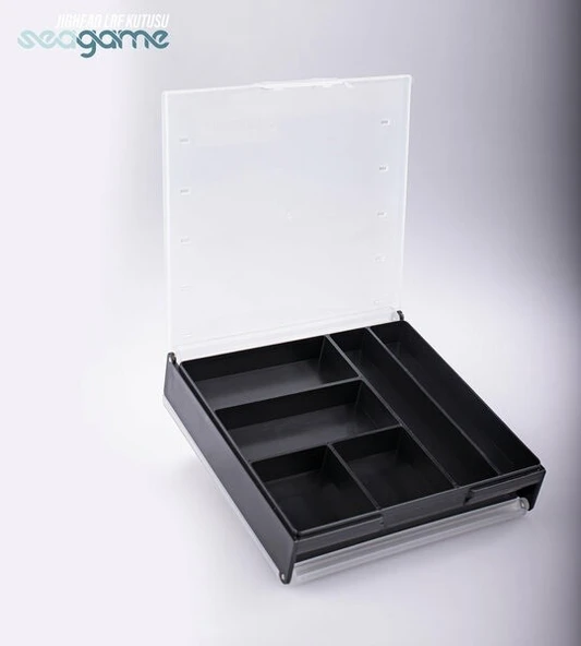 JIGHEAD LRF KUTUSU ÇİFT TARAF EVALI SİYAH - Resim 2