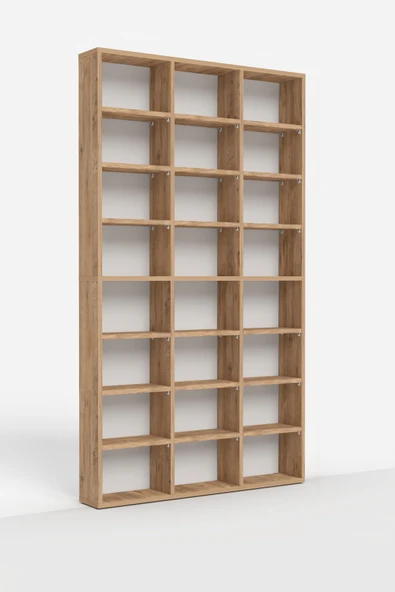 BAGAX Çok Raflı Kitaplık Kütüphane Raflı Dekoratif Kitaplık Geniş Kitaplık - Resim 6