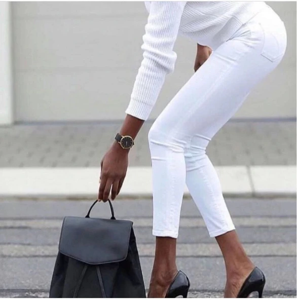 Gabardin Kumaş Yüksek Bel Pantolon 94cm bel36cm ürün görseli 1