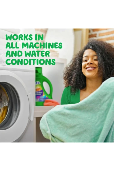 Gain +Odor Defense Sıvı Çamaşır Deterjanı 107 Yıkama 4.55LT - Resim 8