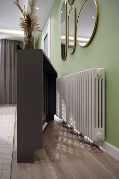 BAGAX Bodrum Model, Antrasit Renk,iç Ölçü 136 Cm Dış Ölçü 140 Cm Petek Kaplama, Dresuar - Resim 3