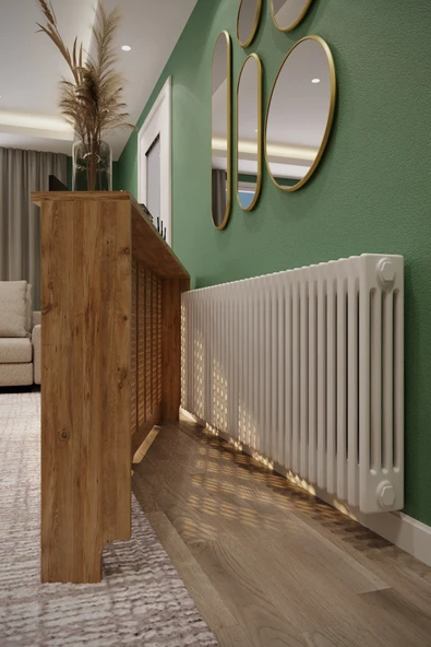 BAGAX Bodrum Model, Çam Renk,iç Ölçü 176 Cm Dış Ölçü 180 Cm Petek Kaplama, Dresuar - Resim 3