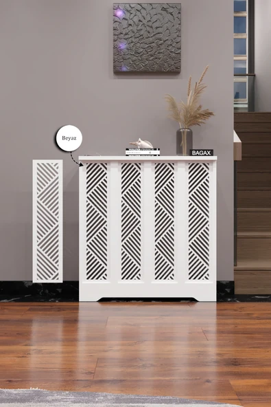 BAGAX Gordion Model, Beyaz Renk,iç Ölçü 76 Cm Dış Ölçü 80 Cm Petek Kaplama, Dresuar ürün görseli