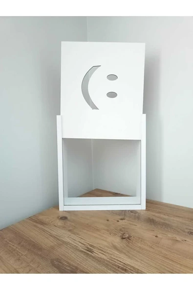 BAGAX Gülen Yüz Desenli Modem/sigorta Saklama Kutusu, 40cm X 33cm - Resim 7