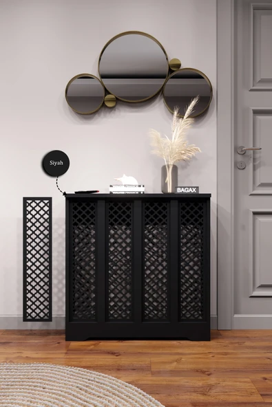 BAGAX Zeugma Model, Siyah Renk,iç Ölçü 76 Cm Dış Ölçü 80 Cm Petek Kaplama, Dresuar ürün görseli