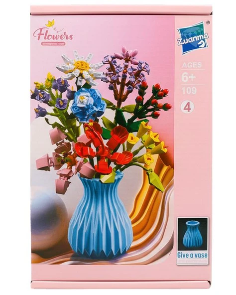 Zuanma Çiçek Buketi Yapım Seti No4 109 ürün görseli 1