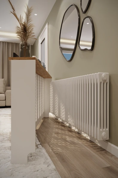 BAGAX Zeugma Model, Beyaz Üstü Çam Renk,iç Ölçü 176 Cm Dış Ölçü 180 Cm Petek Kaplama, Dresuar - Resim 2