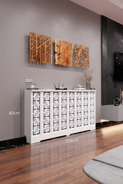 BAGAX Assos Model, Beyaz Renk, 156 cm Petek Kaplama, Dresuar - Resim 2