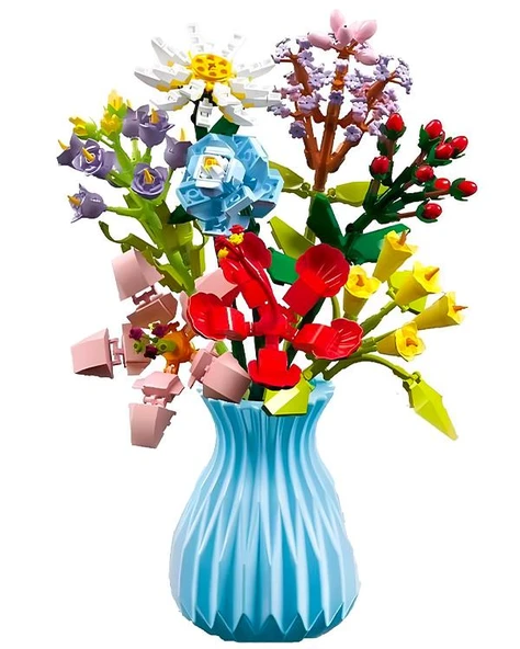 Zuanma Çiçek Buketi Yapım Seti No4 109 - Resim 2