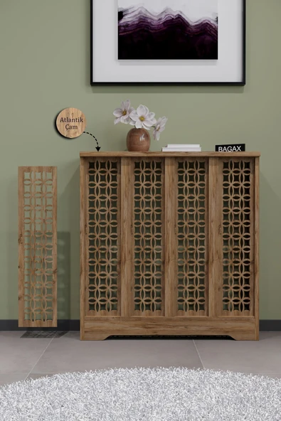 BAGAX Ayasofya Model, Çam Renk,iç Ölçü 76 Cm Dış Ölçü 80 Cm Petek Kaplama, Dresuar ürün görseli