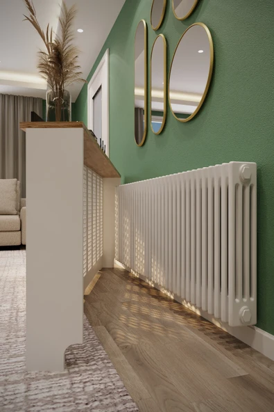 BAGAX Bodrum Model, Beyaz Üstü Çam Renk,iç Ölçü 176 Cm Dış Ölçü 180 Cm Petek Kaplama, Dresuar ürün görseli