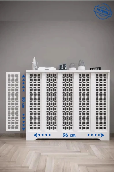 BAGAX Ayasofya Model, Beyaz Renk,iç Ölçü 96 Cm Dış Ölçü 100 Cm Petek Kaplama, Dresuar ürün görseli