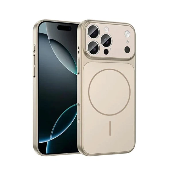 iPhone 14 Pro Uyumlu AG Glass Koruyucu Kılıf (iPhone 17 Pro Max Görünümlü) ürün görseli 1