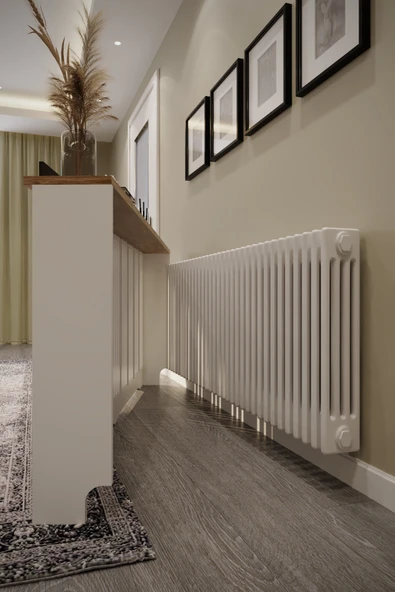 BAGAX Efes Model, Beyaz Üstü Çam Renk,iç Ölçü 176 Cm Dış Ölçü 180 Cm Petek Kaplama, Dresuar - Resim 2