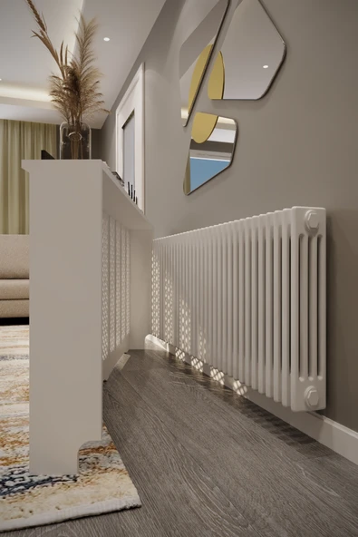 BAGAX Perge Model, Beyaz Renk,iç Ölçü 176 Cm Dış Ölçü 180 Cm Petek Kaplama, Dresuar - Resim 3