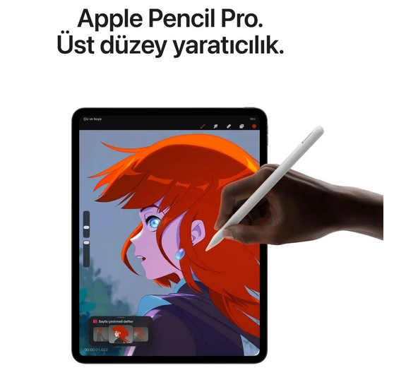 iPad Pro M5 Wi-Fi 256 GB 13" MDYJ4TU/A Uzay Siyahı Tablet - Resim 3