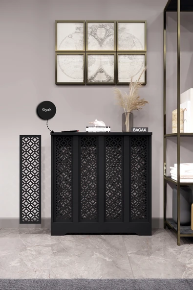 BAGAX Pera Model, Siyah Renk,iç Ölçü 76 Cm Dış Ölçü 80 Cm Petek Kaplama, Dresuar ürün görseli