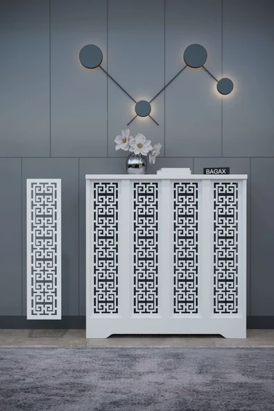 BAGAX Karatay Model, Beyaz Renk,iç Ölçü 76 Cm Dış Ölçü 80 Cm Petek Kaplama, Dresuar ürün görseli