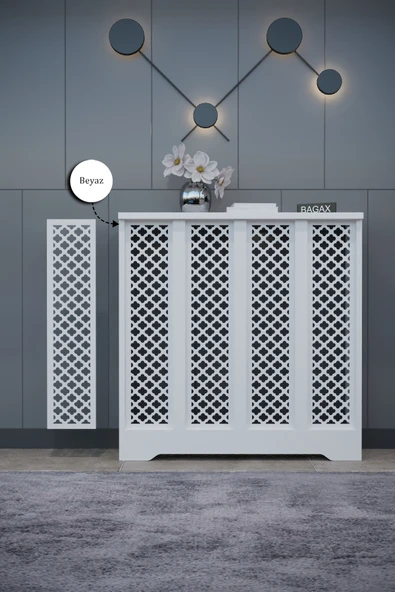 BAGAX Zeugma Model, Beyaz Renk,iç Ölçü 76 Cm Dış Ölçü 80 Cm Petek Kaplama, Dresuar ürün görseli