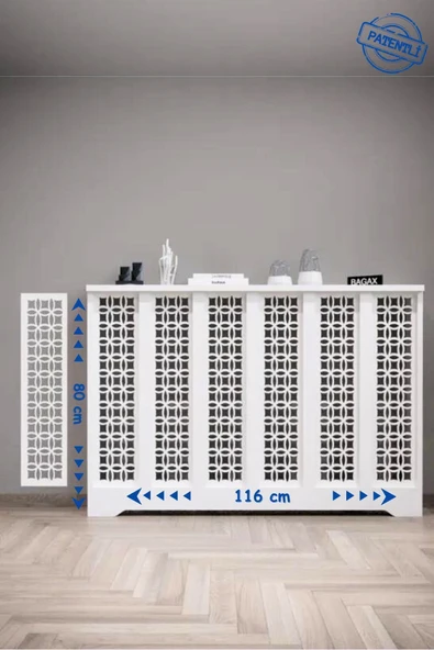 BAGAX Ayasofya Model, Beyaz Renk,iç Ölçü 116 Cm Dış Ölçü 120 Cm Petek Kaplama, Dresuar ürün görseli