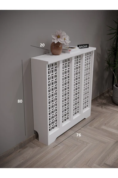 BAGAX Ayasofya Model, Beyaz Renk,iç Ölçü 76 Cm Dış Ölçü 80 Cm Petek Kaplama, Dresuar - Resim 2