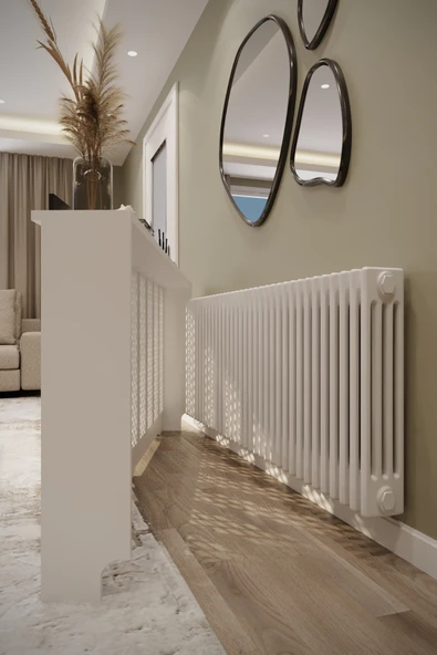 BAGAX Zeugma Model, Beyaz Renk,iç Ölçü 176 Cm Dış Ölçü 180 Cm Petek Kaplama, Dresuar - Resim 3