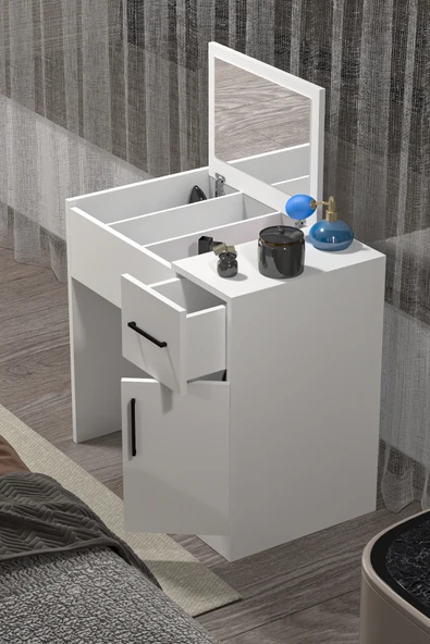 BAGAX Modern Makyaj Masası Aynalı Makyaj Masası ürün görseli