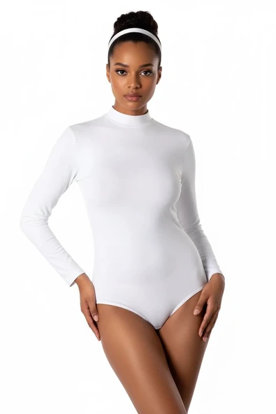 Şahinler Uzun Kollu Balıkçı Yaka Çıtçıtlı Body B856 ürün görseli