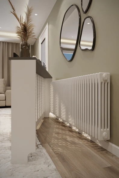 BAGAX Zeugma Model, Beyaz Üstü Antrasit Renk,iç Ölçü 176 Cm Dış Ölçü 180 Cm Petek Kaplama, Dresuar - Resim 2