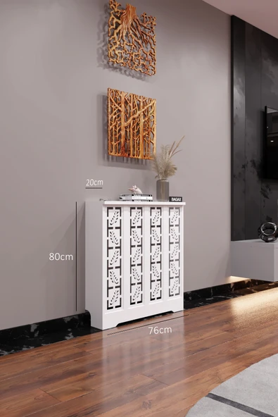 BAGAX Assos Model, Beyaz Renk, 76 cm Petek Kaplama, Dresuar - Resim 2