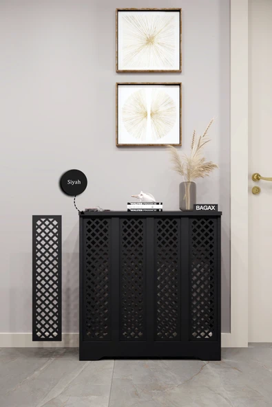 BAGAX Perge Model, Siyah Renk,iç Ölçü 76 Cm Dış Ölçü 80 Cm Petek Kaplama, Dresuar ürün görseli