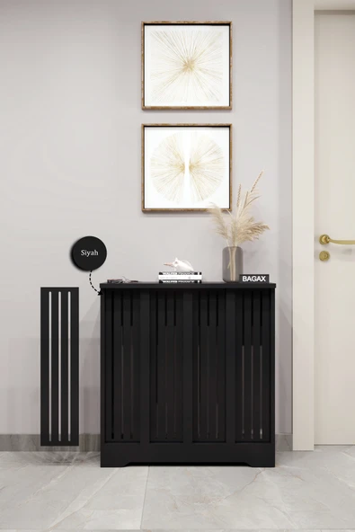 BAGAX Efes Model, Siyah Renk,iç Ölçü 76 Cm Dış Ölçü 80 Cm Petek Kaplama, Dresuar ürün görseli