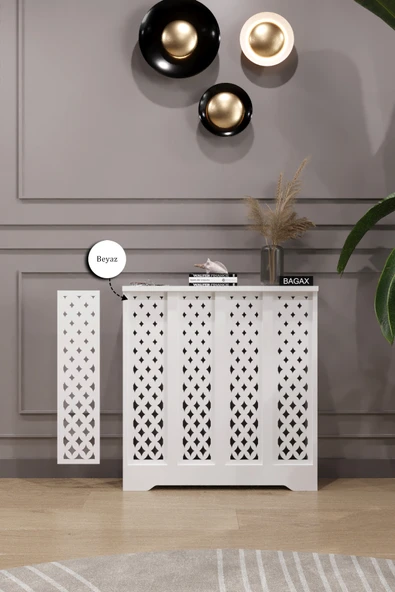 BAGAX Sümela Model, Beyaz Renk,iç Ölçü 76 Cm Dış Ölçü 80 Cm Petek Kaplama, Dresuar ürün görseli