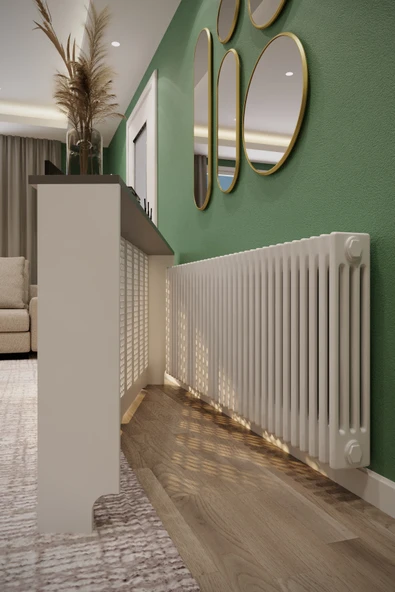 BAGAX Bodrum Model, Beyaz Üstü Antrasit Renk,iç Ölçü 176 Cm Dış Ölçü 180 Cm Petek Kaplama, Dresuar ürün görseli