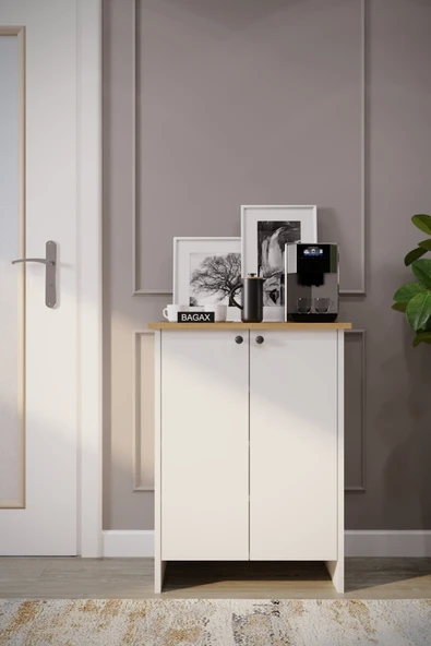 BAGAX Barista Mini Kahve Köşesi Keyfi Çok Amaçlı Mutfak Dolabı - Resim 5