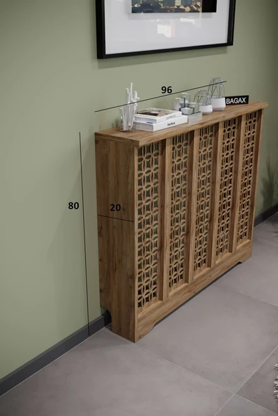 BAGAX Ayasofya Model, Çam Renk,iç Ölçü 96 Cm Dış Ölçü 100 Cm Petek Kaplama, Dresuar - Resim 2