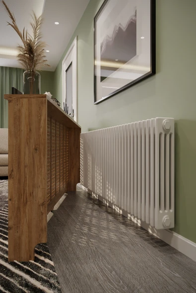 BAGAX Truva Model, Çam Renk,iç Ölçü 176 Cm Dış Ölçü 180 Cm Petek Kaplama, Dresuar - Resim 2