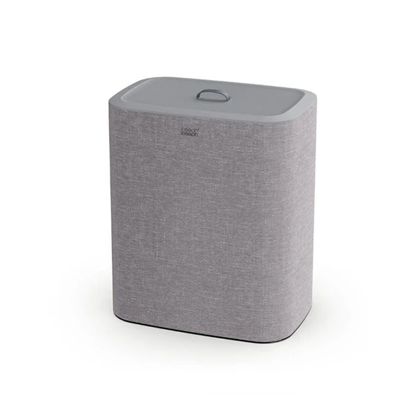 Joseph Joseph Tota 90 L Trio 3 Bölmeli Çamaşır Ayırma Sepeti-Gri ürün görseli 1