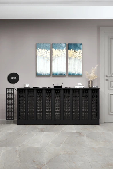 BAGAX Ayasofya Model, Siyah Renk,iç Ölçü 176 Cm Dış Ölçü 180 Cm Petek Kaplama, Dresuar ürün görseli