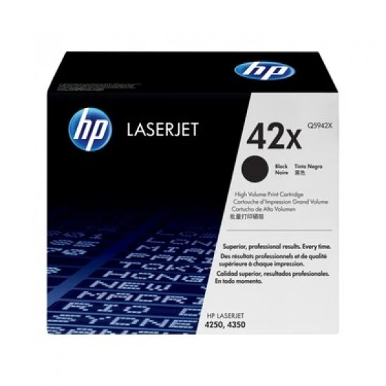 HP Q5942X TONER SİYAH  Laserjet 4250 ürün görseli 1