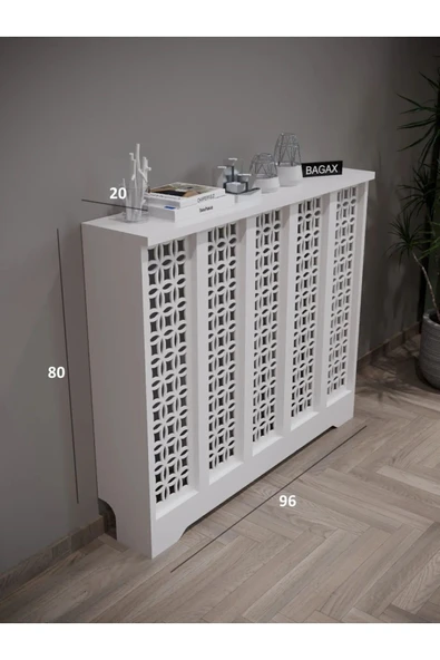 BAGAX Ayasofya Model, Beyaz Renk,iç Ölçü 96 Cm Dış Ölçü 100 Cm Petek Kaplama, Dresuar - Resim 2