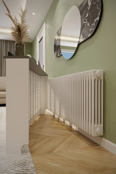 BAGAX Ayasofya Model, Beyaz Üstü Antrasit Renk,iç Ölçü 176 Cm Dış Ölçü 180 Cm Petek Kaplama, Dresuar - Resim 2