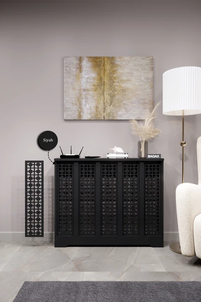 BAGAX Ahşap Petek Kaplama Dresuariç Ölçü 96 Cm Dış Ölçü 100 Cm, Kalorifer Kapama ürün görseli