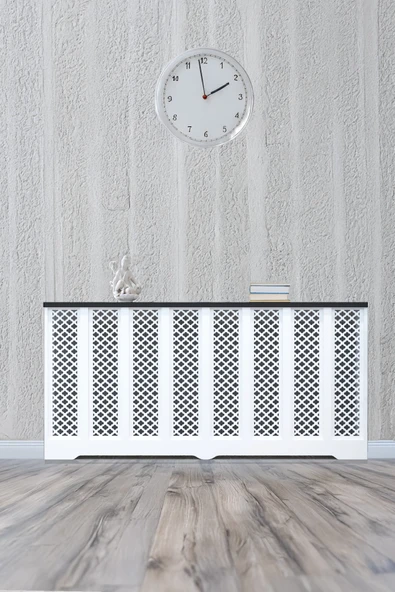 BAGAX Zeugma Model, Beyaz Üstü Siyah Renk,iç Ölçü 156 Cm Dış Ölçü 160 Cm Petek Kaplama, Dresuar ürün görseli