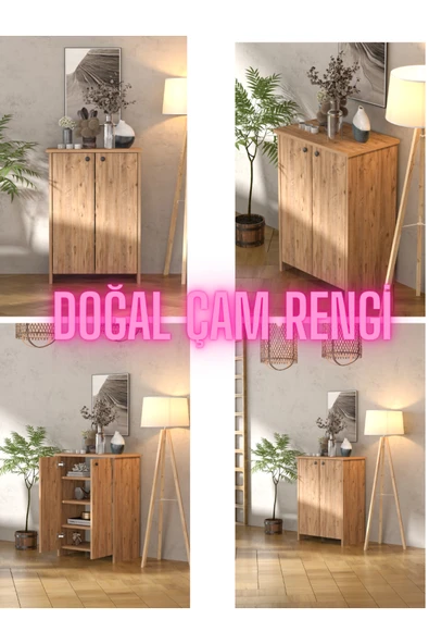 BAGAX Barista Mini Kahve Köşesi Keyfi Çok Amaçlı Mutfak Dolabı - Resim 2