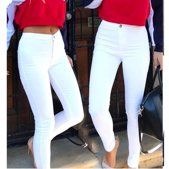 Gabardin Kumaş Yüksek Bel Pantolon 94cm bel36cm - Resim 2