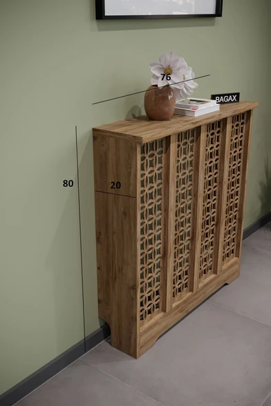 BAGAX Ayasofya Model, Çam Renk,iç Ölçü 76 Cm Dış Ölçü 80 Cm Petek Kaplama, Dresuar - Resim 2