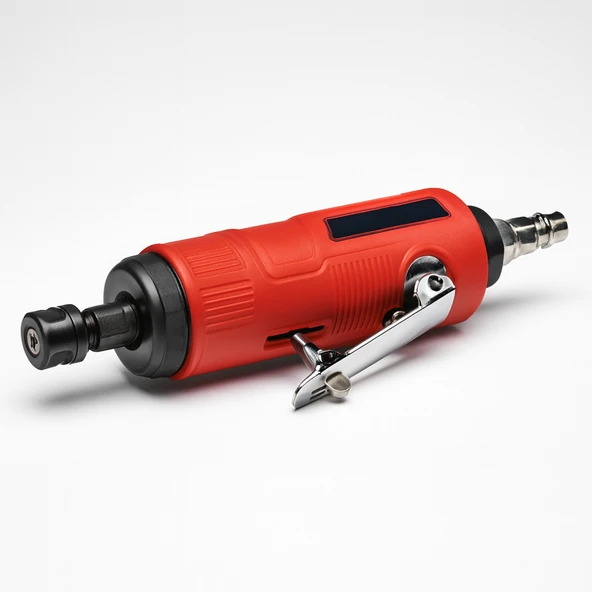 Kompresör Uyumlu Havalı Kalıpçı Taşlama Makinesi Jak Girişli 0.3 HP 25000 Rpm 6.5 Bar 1/4" 6 mm Pens - Resim 2