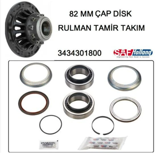 SAFF HOLLAND SAF DINGIL 82 LIK PORYA RULMAN SETI 3434301800 ürün görseli